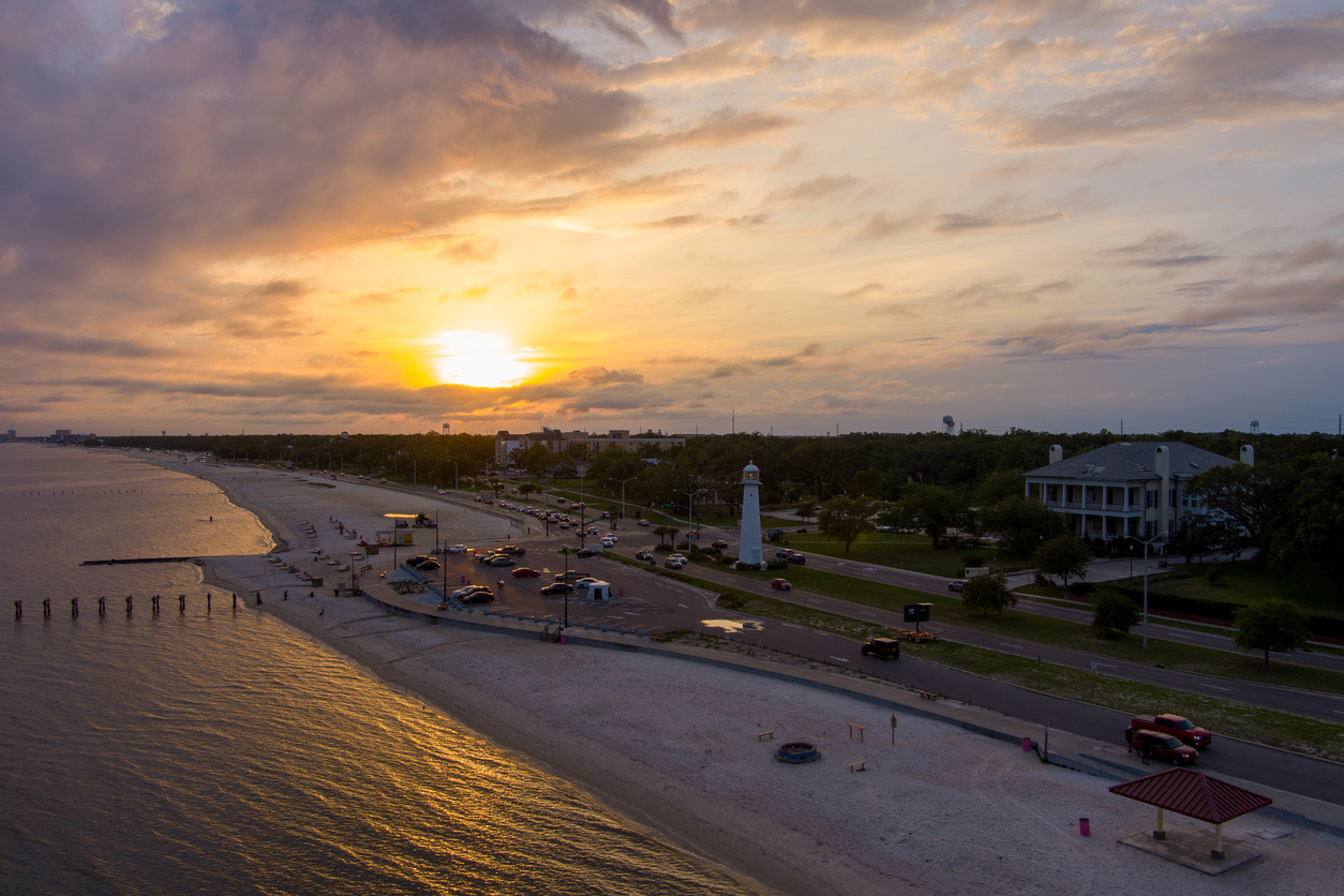 Panoramic Image of Biloxi, MS